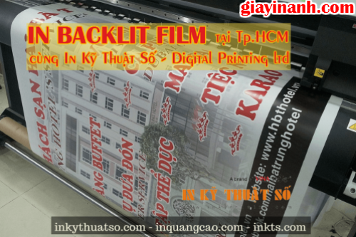 in backlit film Tp. HCM