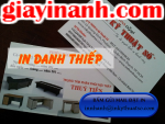 In danh thiếp TPHCM, in card visit, in business card giá rẻ HCM